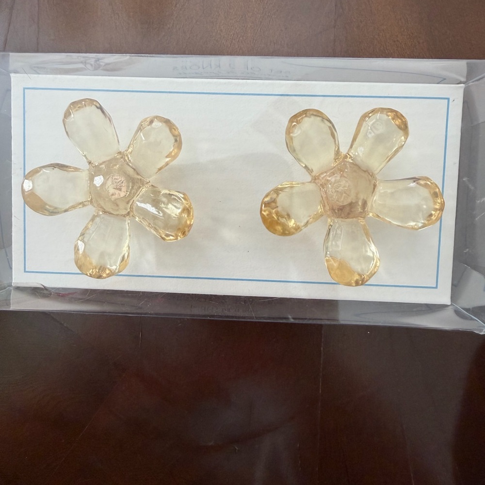 Pottery Barn Kids Gold Flower Drawer Knob set